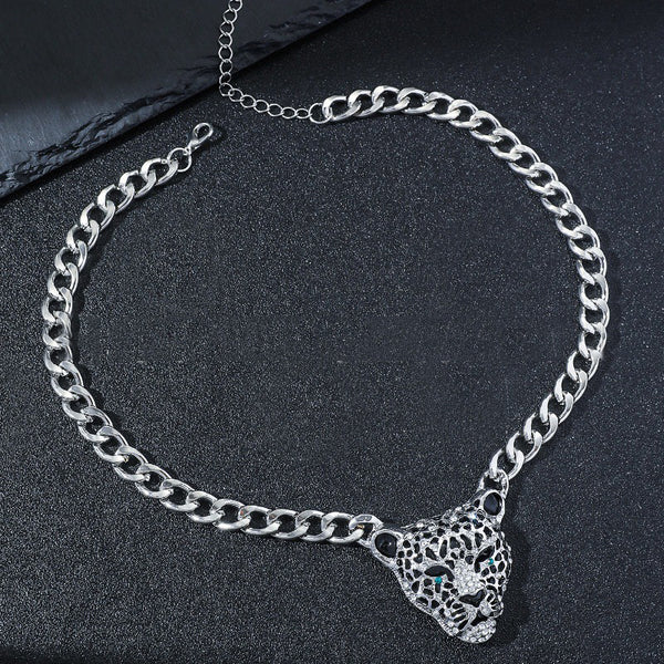 Silver Panther Pendant Chain