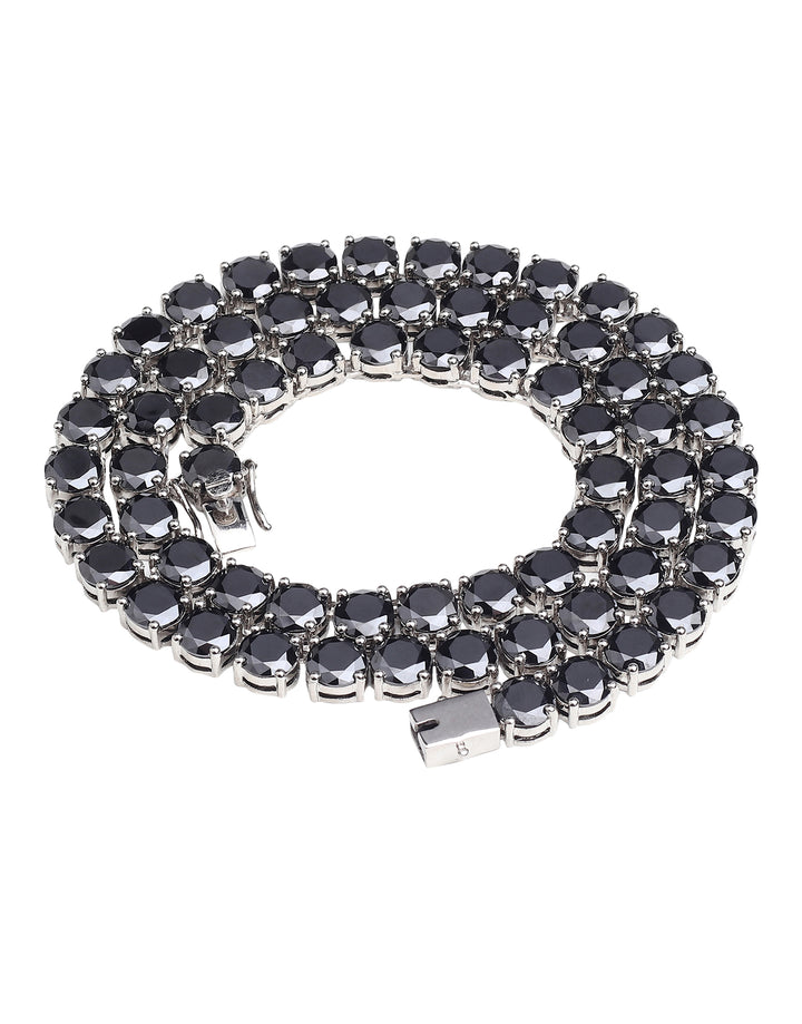 Tennis Chain 8mm - Black