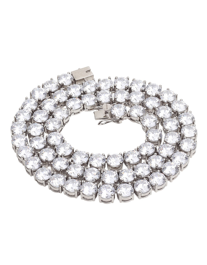 Tennis Chain 8mm - Silver