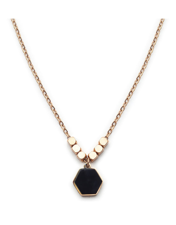 Midnight Hexa Necklace