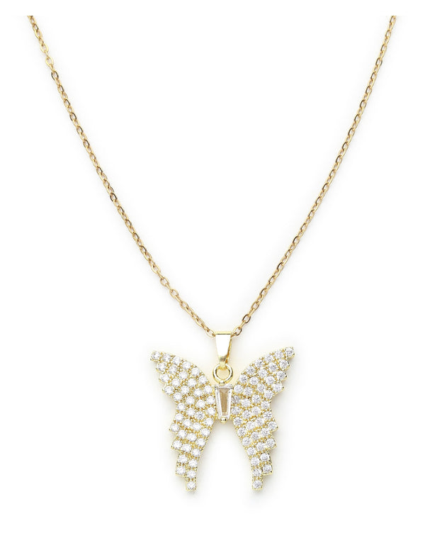 Gold Butterfly Necklace