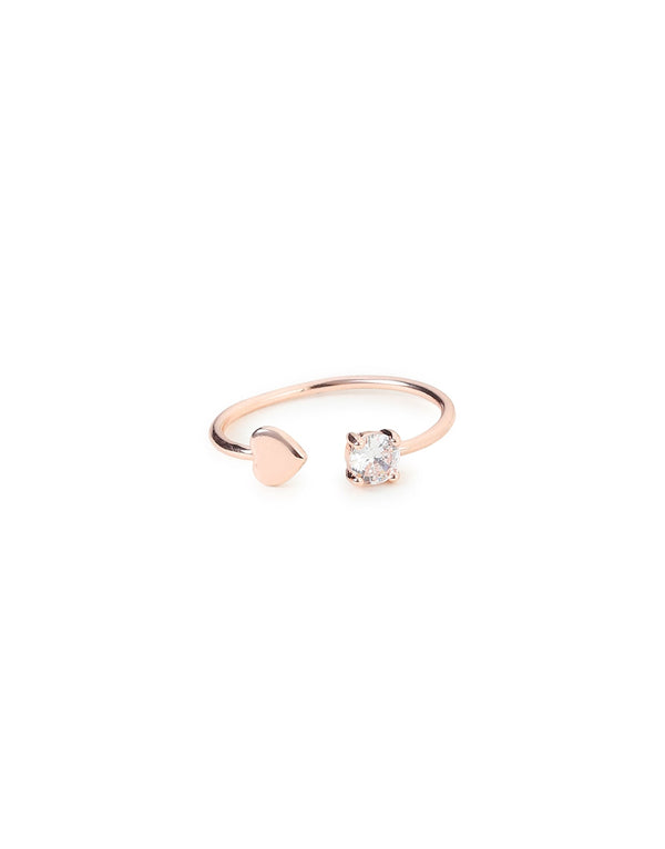 Rose Gold heart Ring