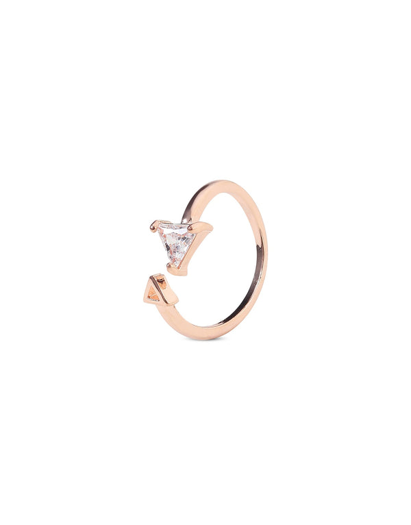 Rose Gold Tri Ring