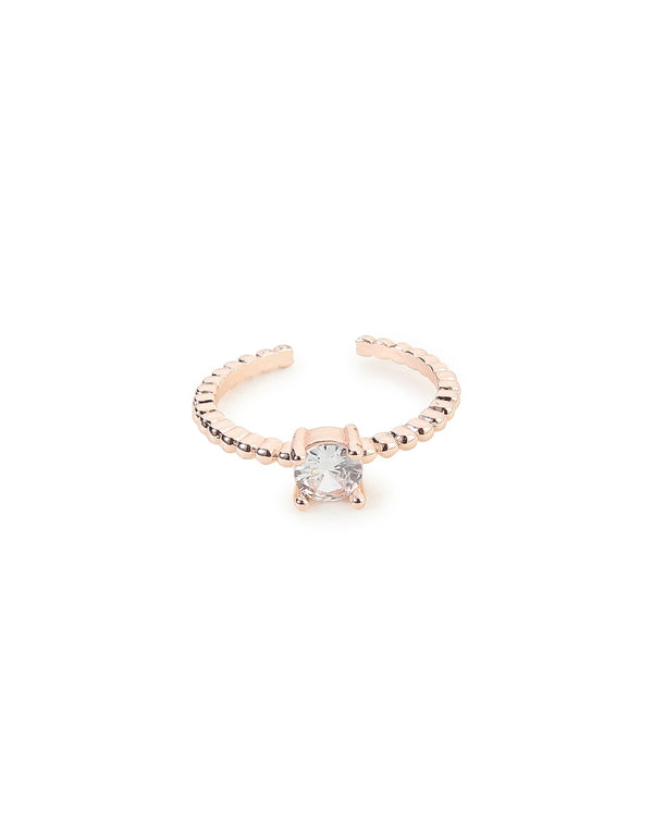 Rose Gold Solitaire Ring