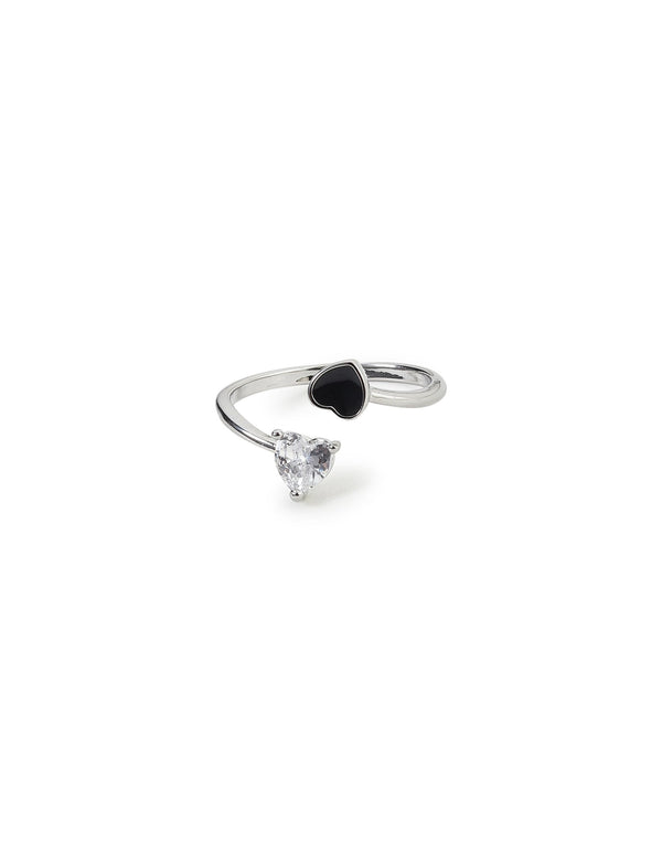 Onyx Heart Ring