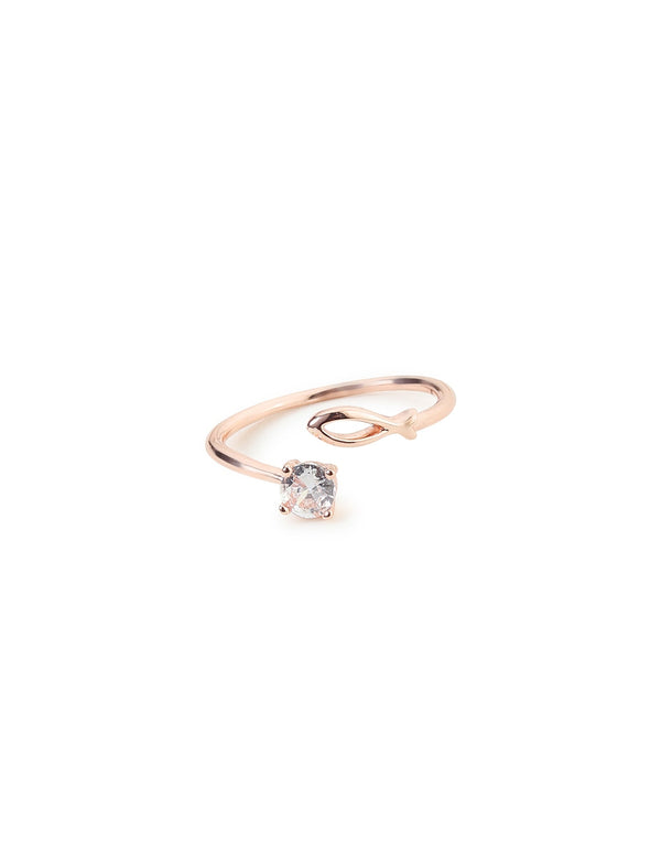 Rose Gold Fish Ring