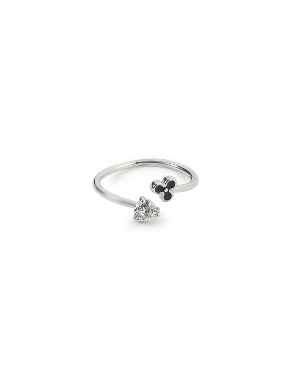 Onyx Spade Ring