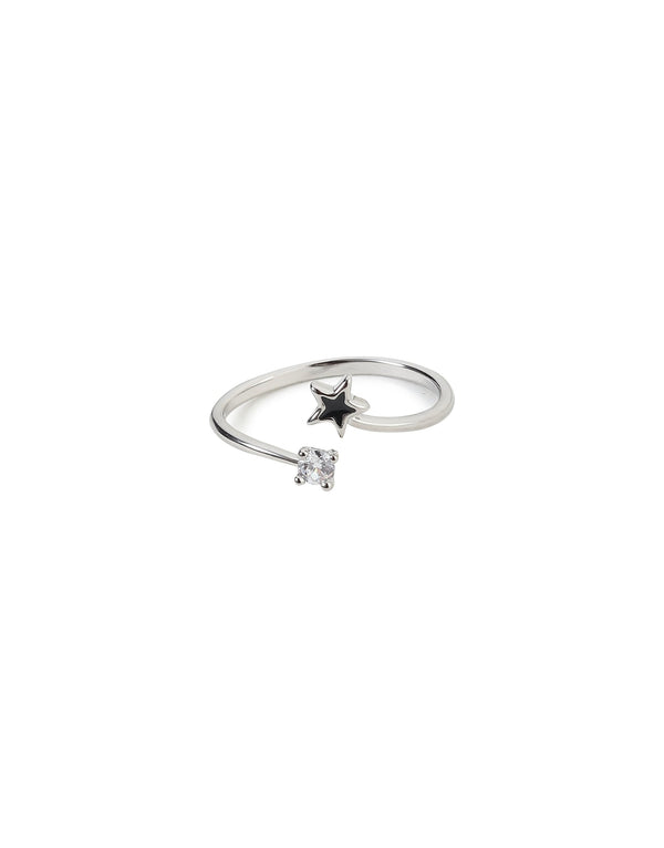 Onyx Star Ring