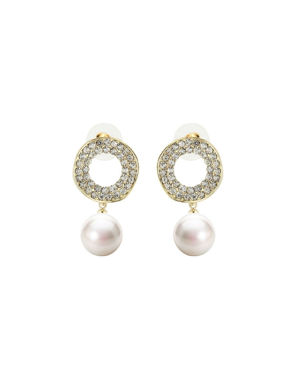 Drop Pearl Earrings