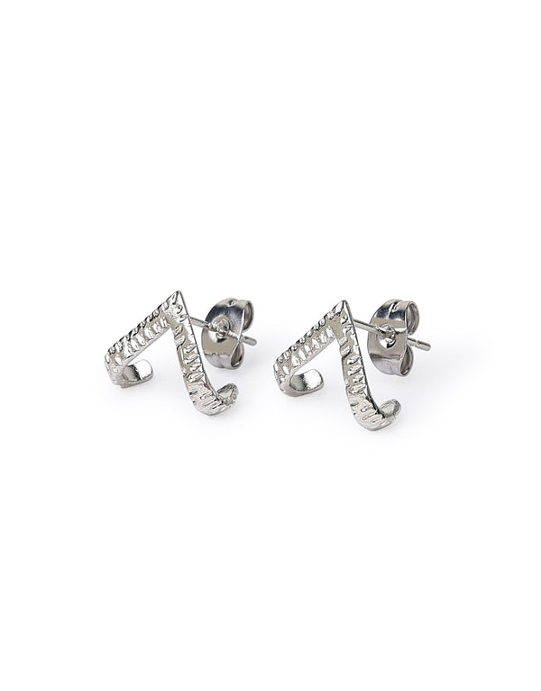 Rambo 2.0 Silver Earrings